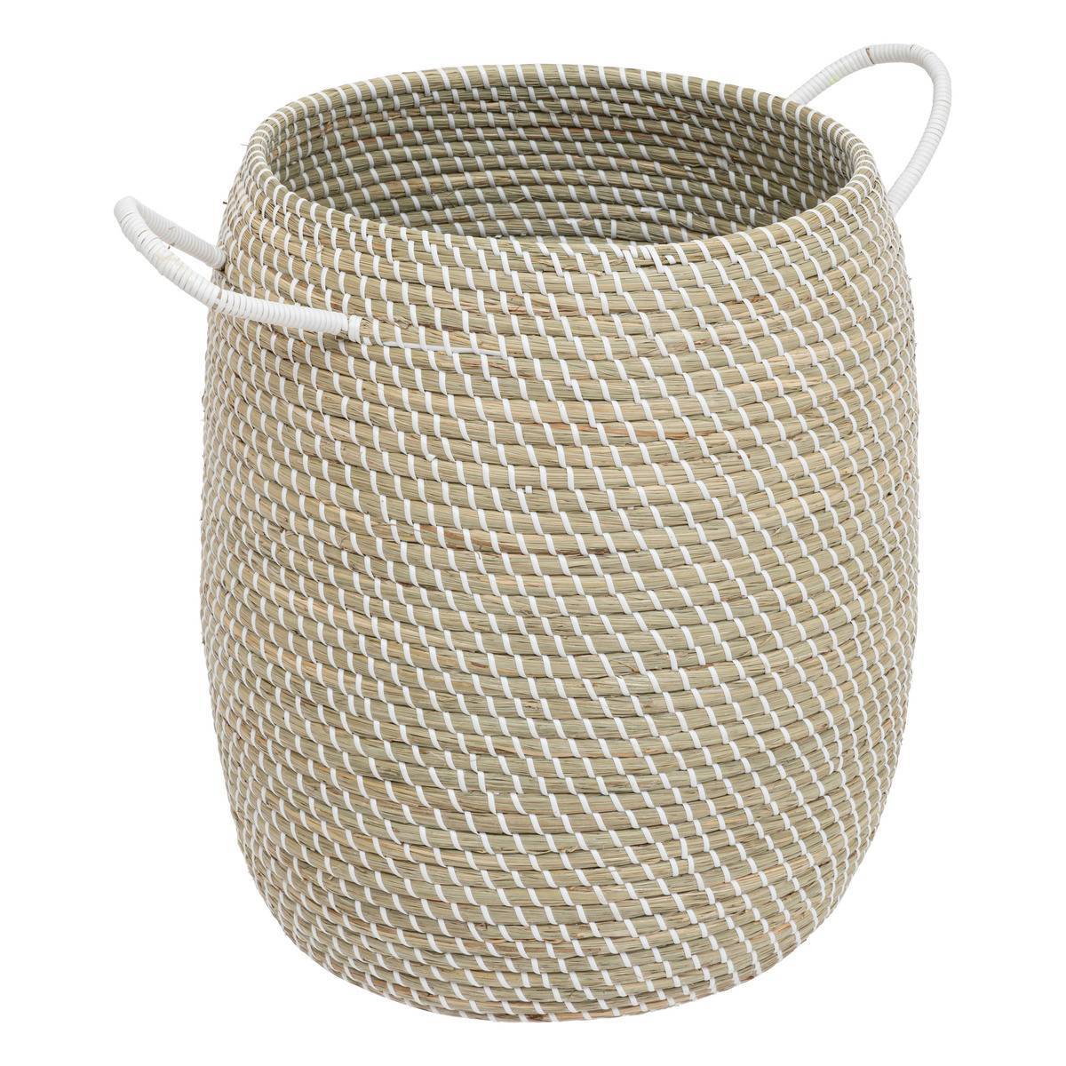 Atmosphera - Lot de 2 paniers "Soleya" D30/39cm beige - Atmosphera Créateur d'intérieur - Imagen 4