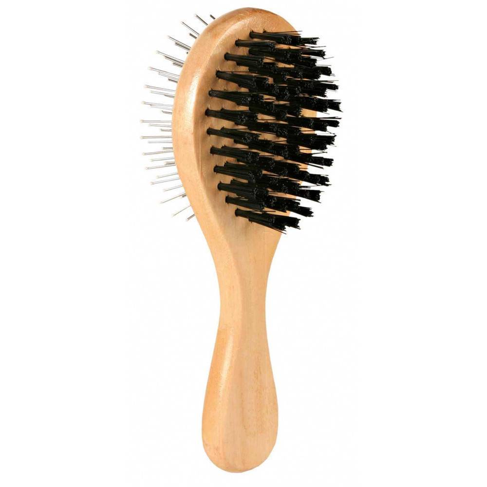 Trixie - Brosse double face 17 cm pour chat et chien - Imagen 1