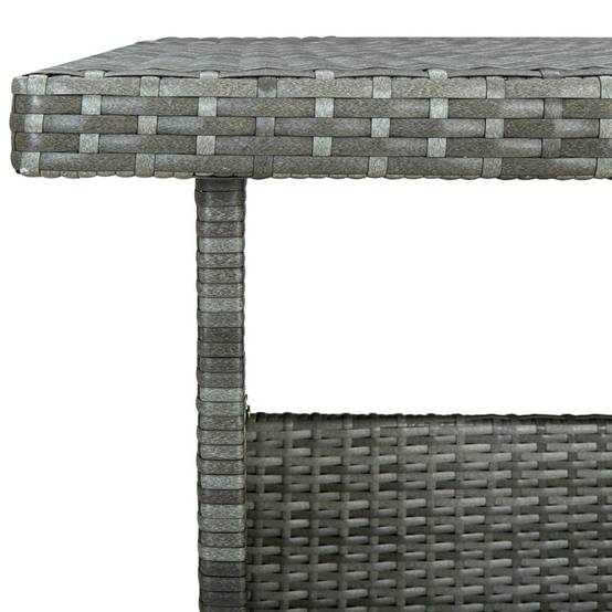 Vidaxl - Salon de jardin 6 pcs avec coussins résine tressée gris vidaXL 315231 - Image 5