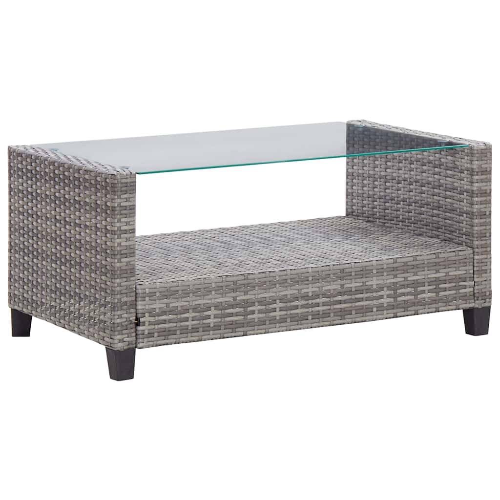 Vidaxl - Salon de jardin 6 pcs avec coussins Résine tressée Gris foncé vidaXL 46150 - Imagen 8