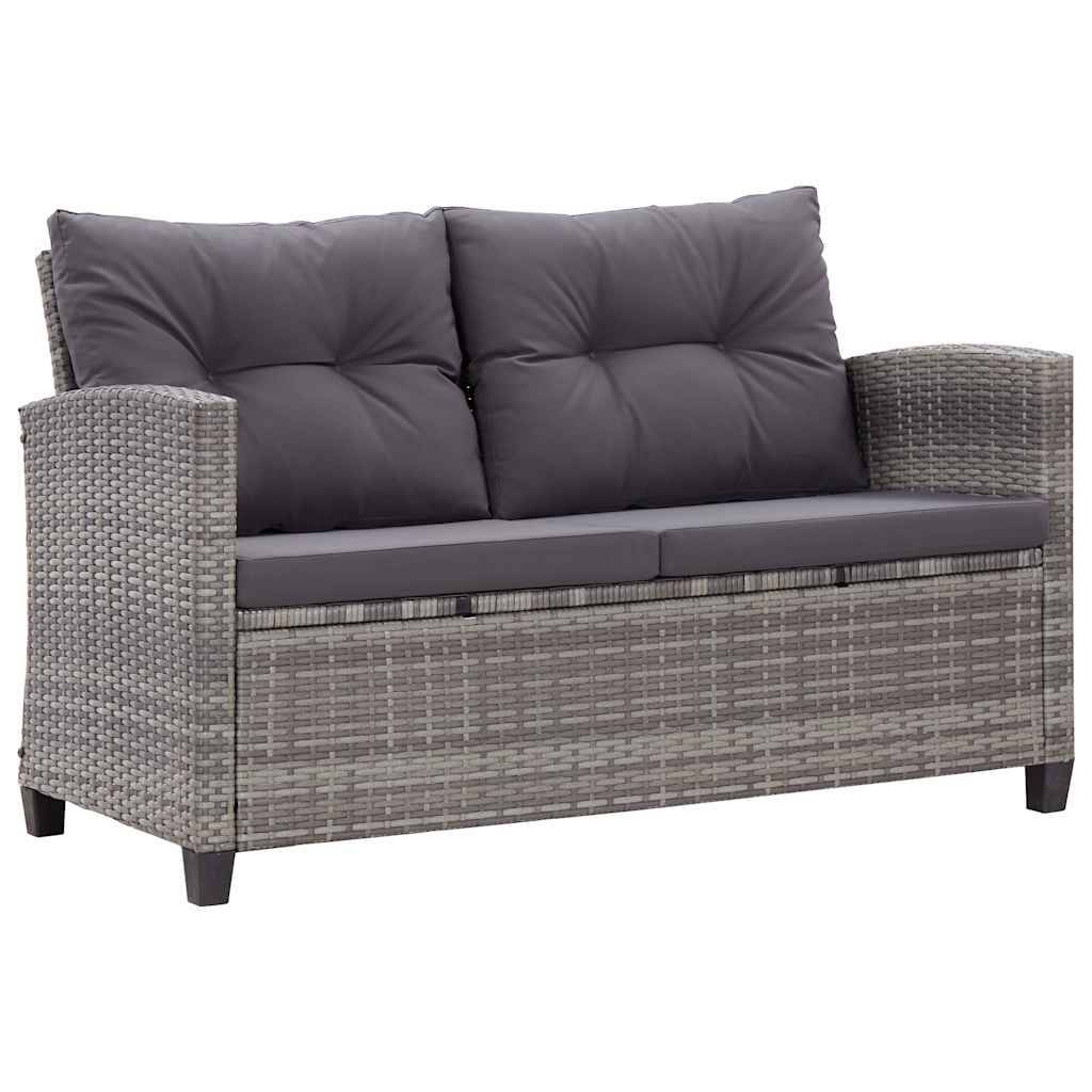 Vidaxl - Salon de jardin 6 pcs avec coussins Résine tressée Gris foncé vidaXL 46150 - Imagen 9