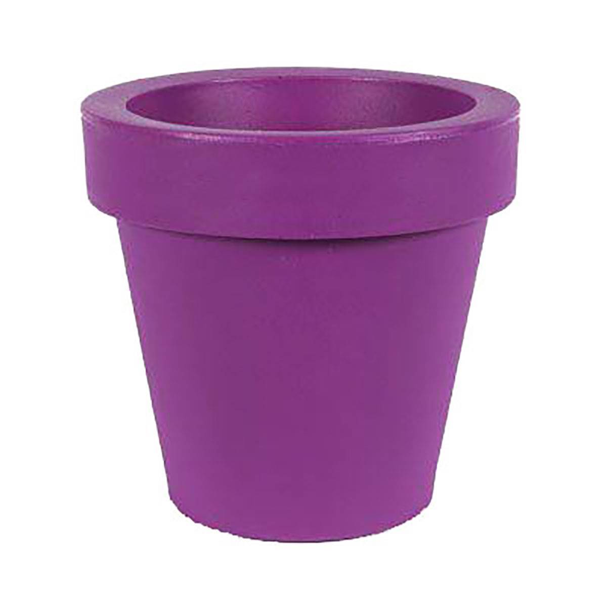 Artificielles - Bac CHLOE Violet D 45 X H 43 CM intérieur / extérieur Rotomoule - dimhaut: H 43 cm - couleur: Mauve violet