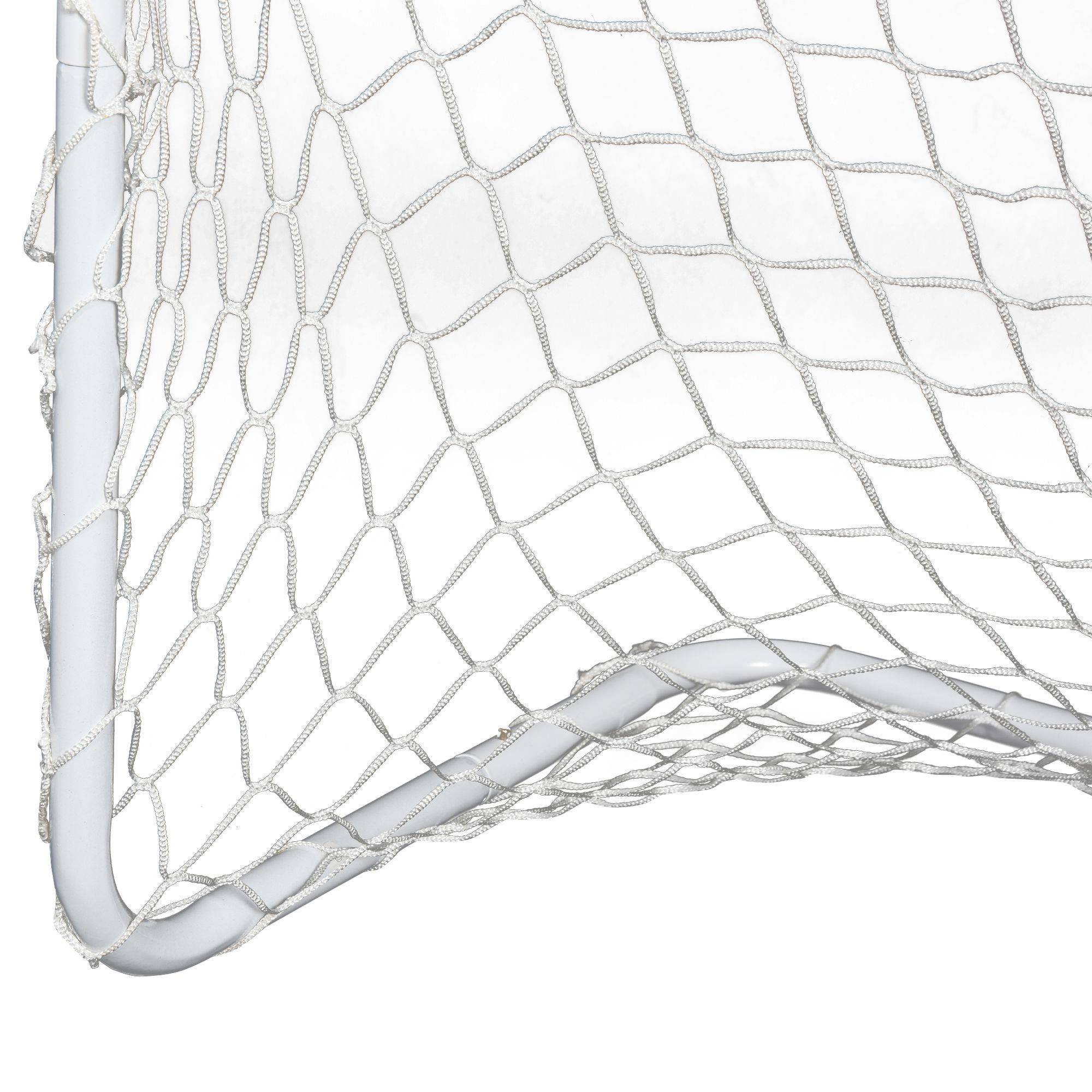 Homcom - Set de 2 mini cages de football pour enfant - ballon, pompe, piquets inclus - 78L x 46l x 56H cm - métal blanc - HOMCOM - Imagen 9