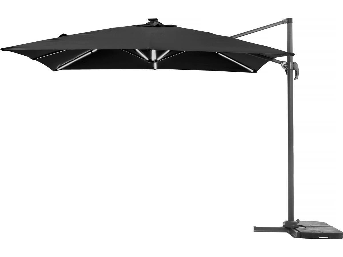 Parasol Jardin Déporté Led Alu "sun 4 Luxe" - Rectangle - 3 X 4 M - Dalles à Lester Incluses -habitat Et Jardin - Imagen 4