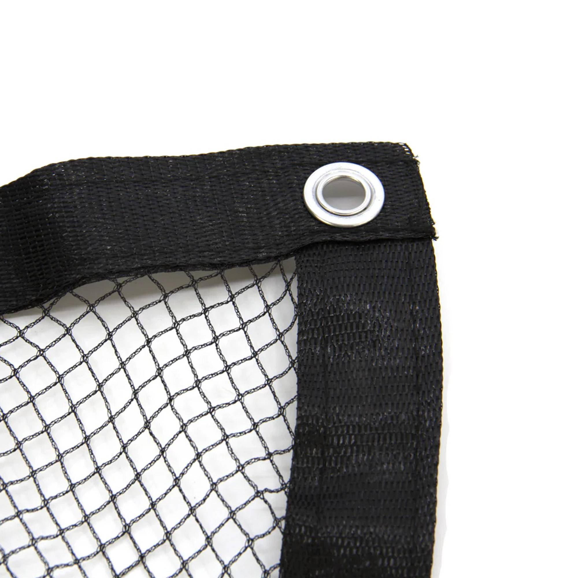 COVER NET filet bassin 10x6m - maille 10mm - Noir/Vert - avec piquets - Image 2