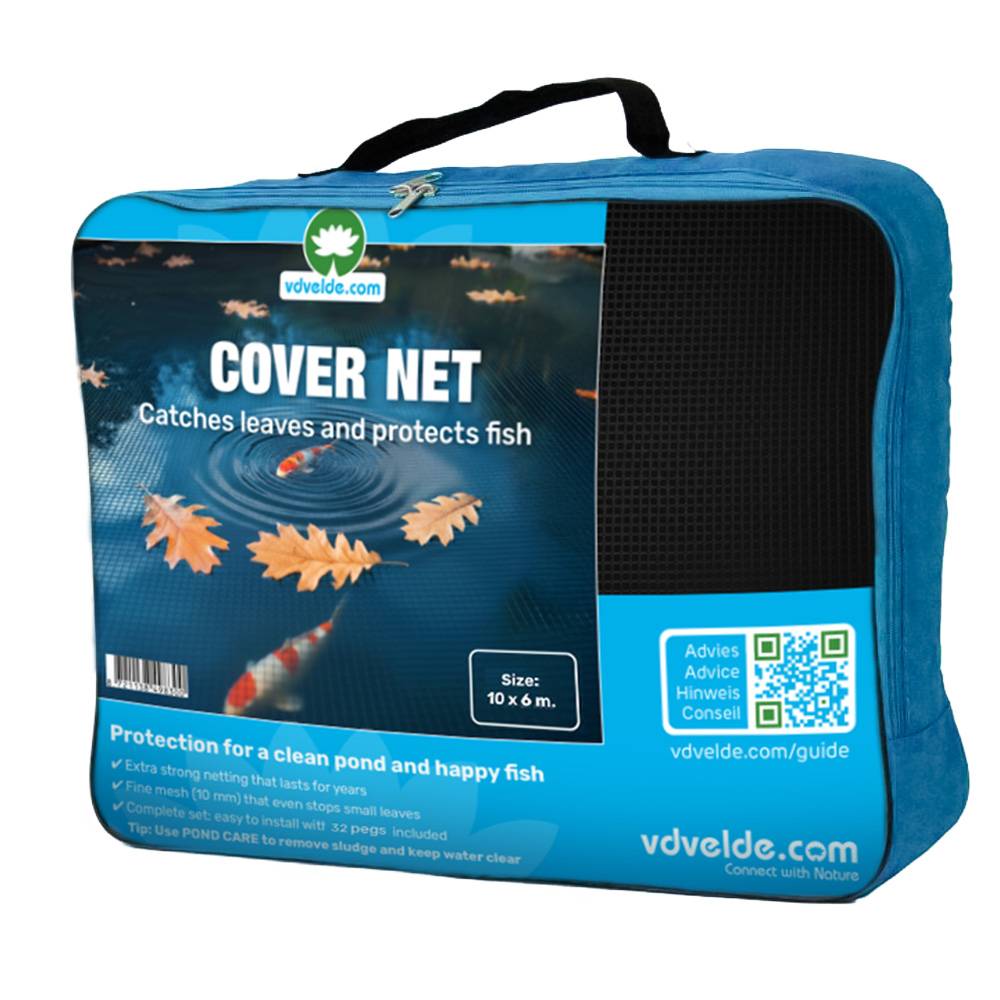 COVER NET filet bassin 10x6m - maille 10mm - Noir/Vert - avec piquets - Image 3