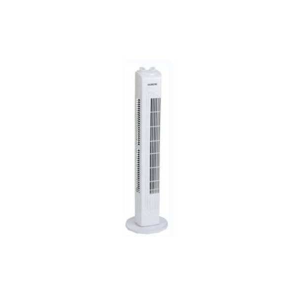 Ventilateur colonne OCEANIC - 40W - Hauteur 78 cm - 3 vitesses - Oscillant - Minuterie - Blanc - Image 1