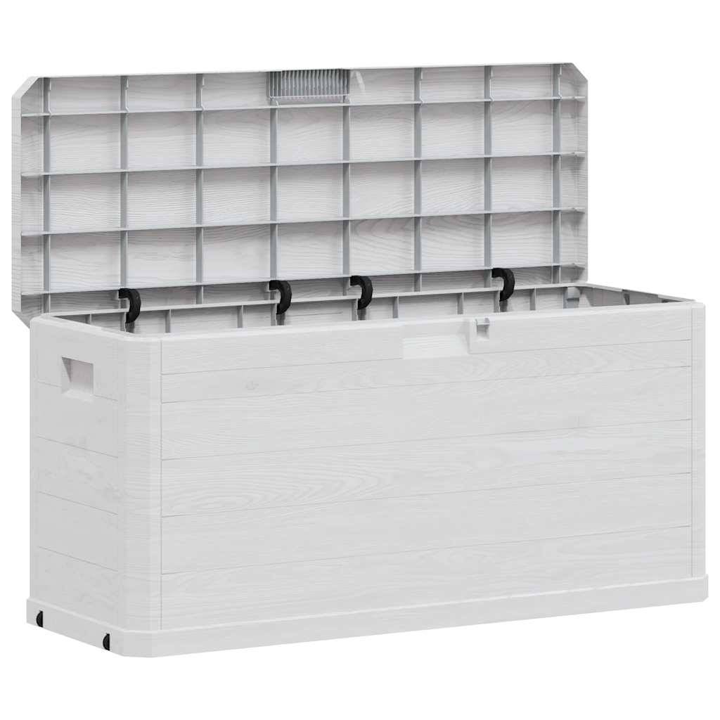 Coffre de rangement - Boîte de rangement extérieure - Coffre de jardin 280 L Gris clair MP168