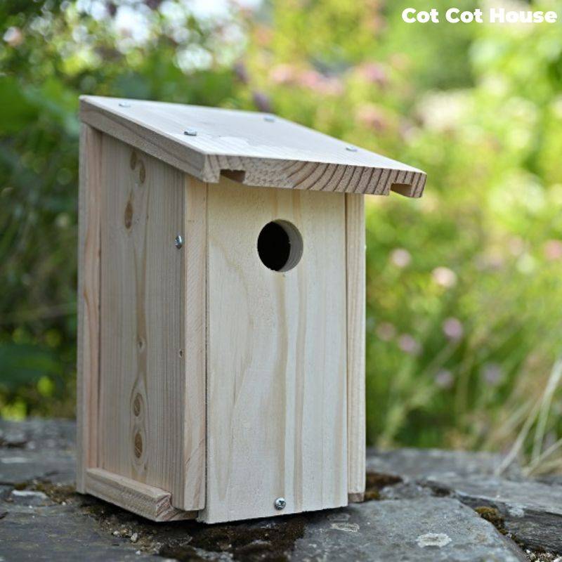 Nichoir à oiseaux en kit pour mésanges - Cot Cot House - Image 2