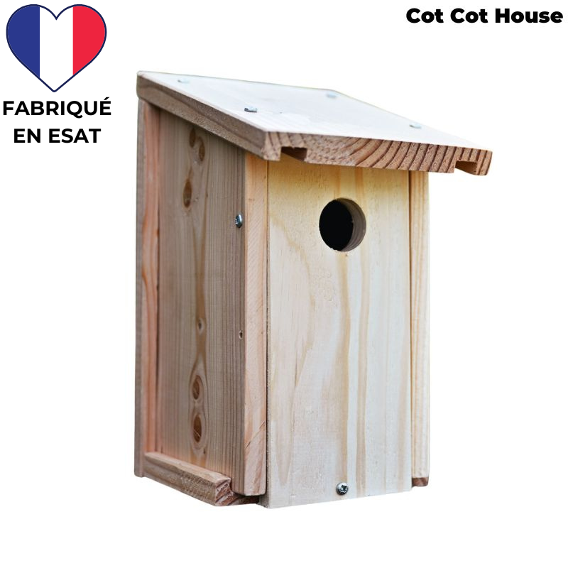 Nichoir à oiseaux en kit pour mésanges - Cot Cot House