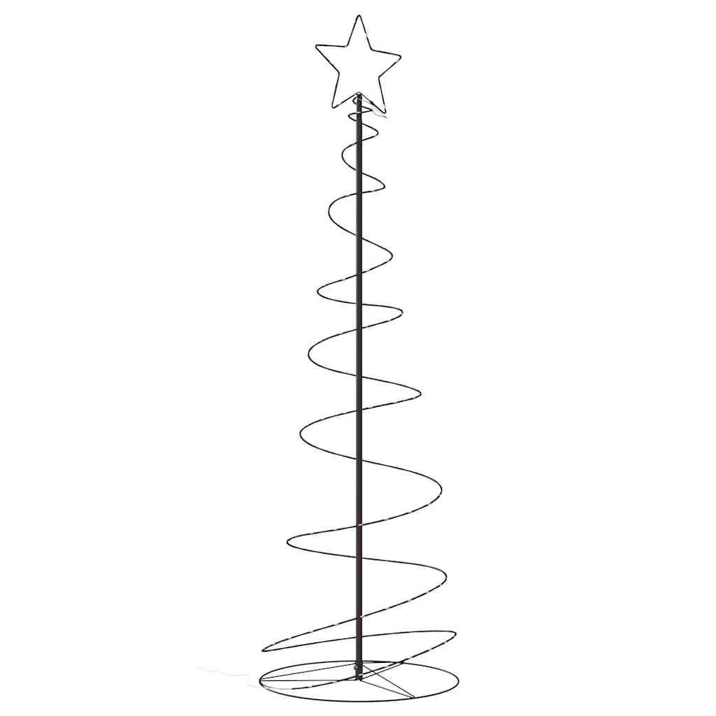Sapin De Noël - Arbre de Noël lumineux conique 120 LED blanc chaud 180 cm - Image 5
