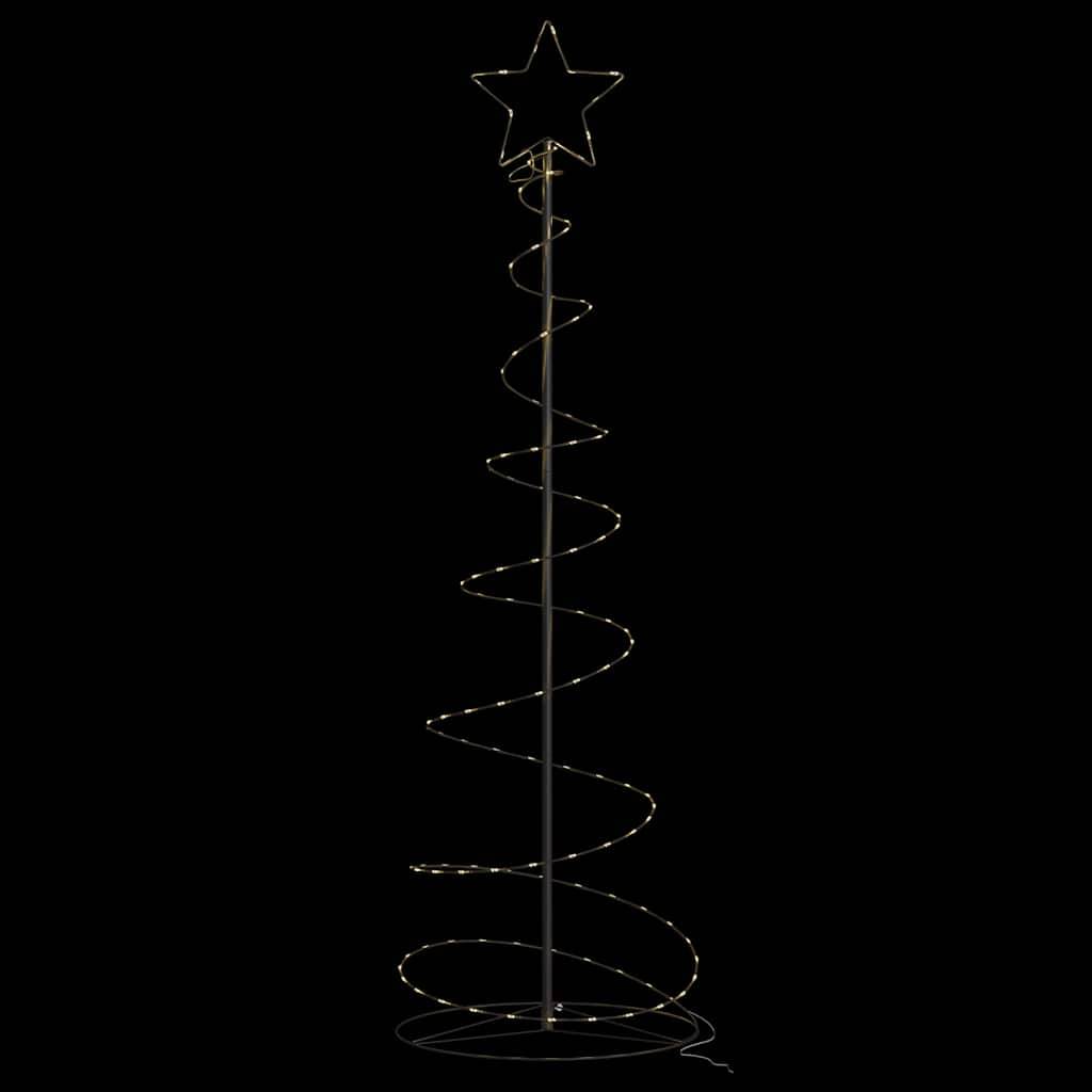 Sapin De Noël - Arbre de Noël lumineux conique 120 LED blanc chaud 180 cm - Image 6