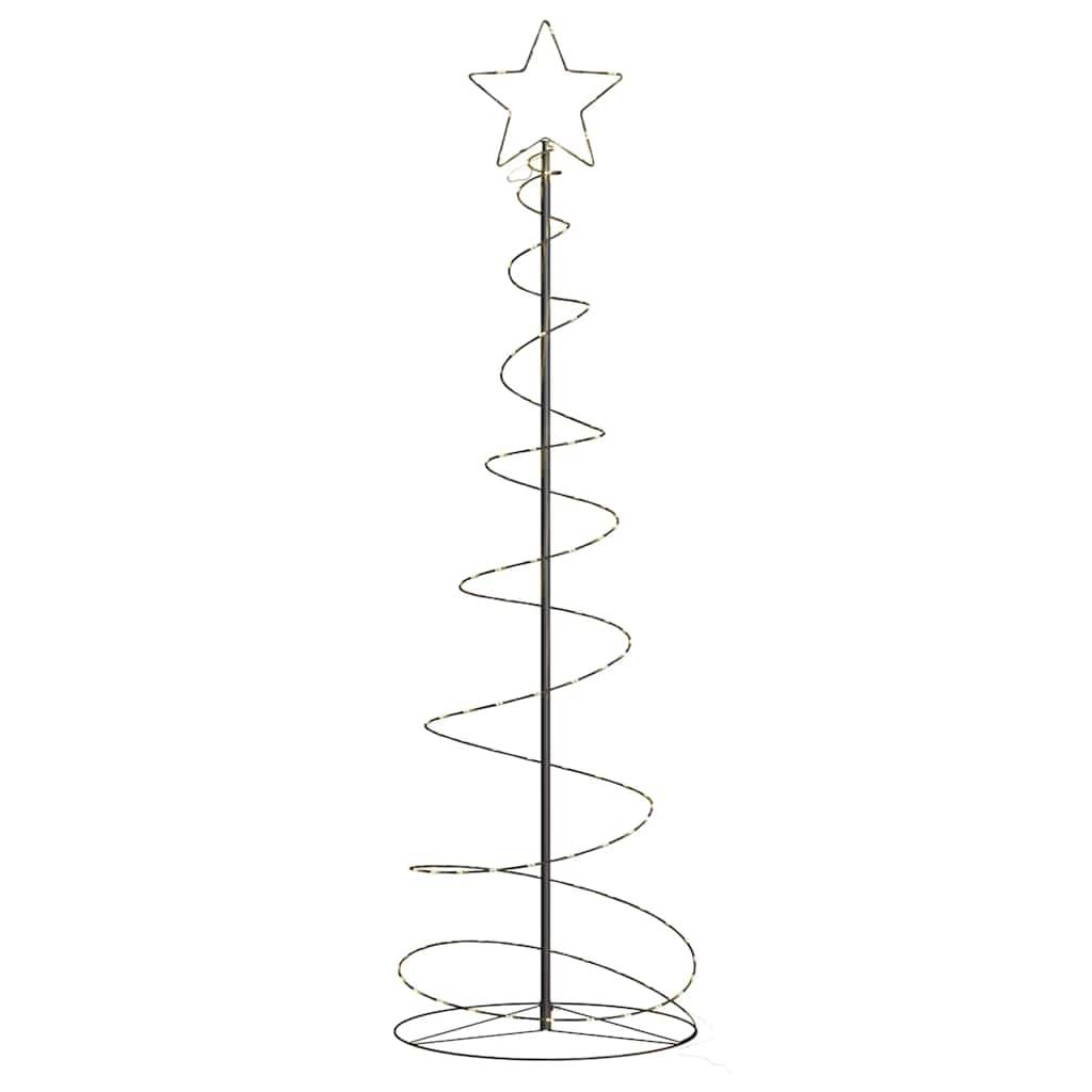 Sapin De Noël - Arbre de Noël lumineux conique 120 LED blanc chaud 180 cm - Image 7