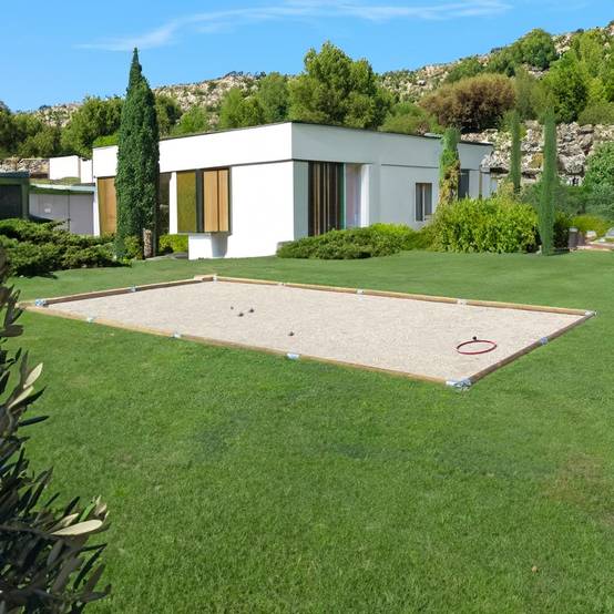 Trigano Jardin - Terrain de pétanque boulodrome en kit 12,15 m x 4,85 m - Image 2
