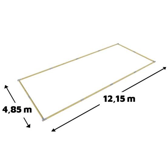 Trigano Jardin - Terrain de pétanque boulodrome en kit 12,15 m x 4,85 m - Image 5