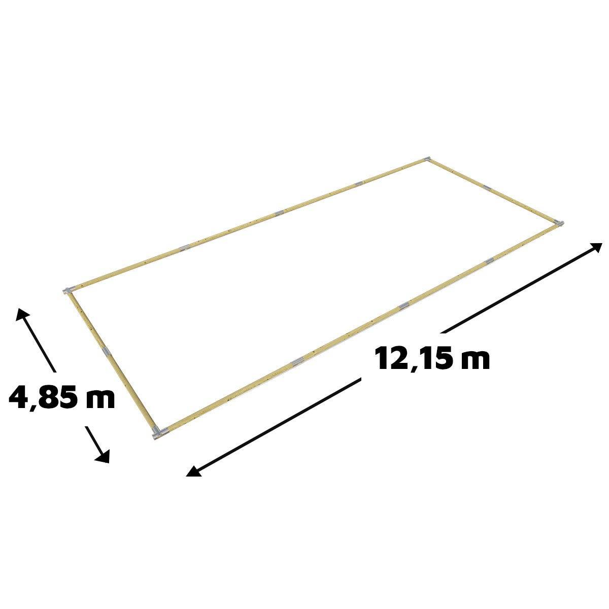 Trigano Jardin - Terrain de pétanque boulodrome en kit 12,15 m x 4,85 m - Image 5