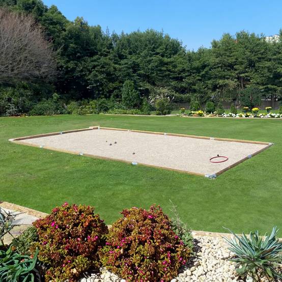 Trigano Jardin - Terrain de pétanque boulodrome en kit 12,15 m x 4,85 m - Image 7