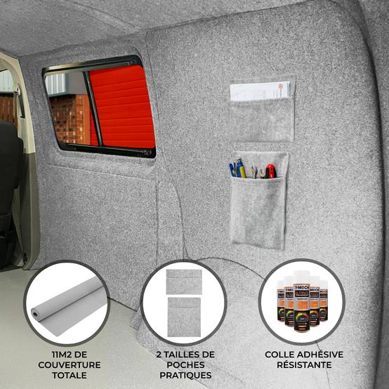 11m2 Doublure Intérieure Pour Véhicule Tapis Flexible Camionette Fourgon Caravanes Gris 5 Canettes D Adhesif 26042f1 11m2 Doublure Intérieure Pour Véhicule Tapis Flexible Camionette Fourgon Caravanes Gris 5 Canettes D Adhesif 26042f1