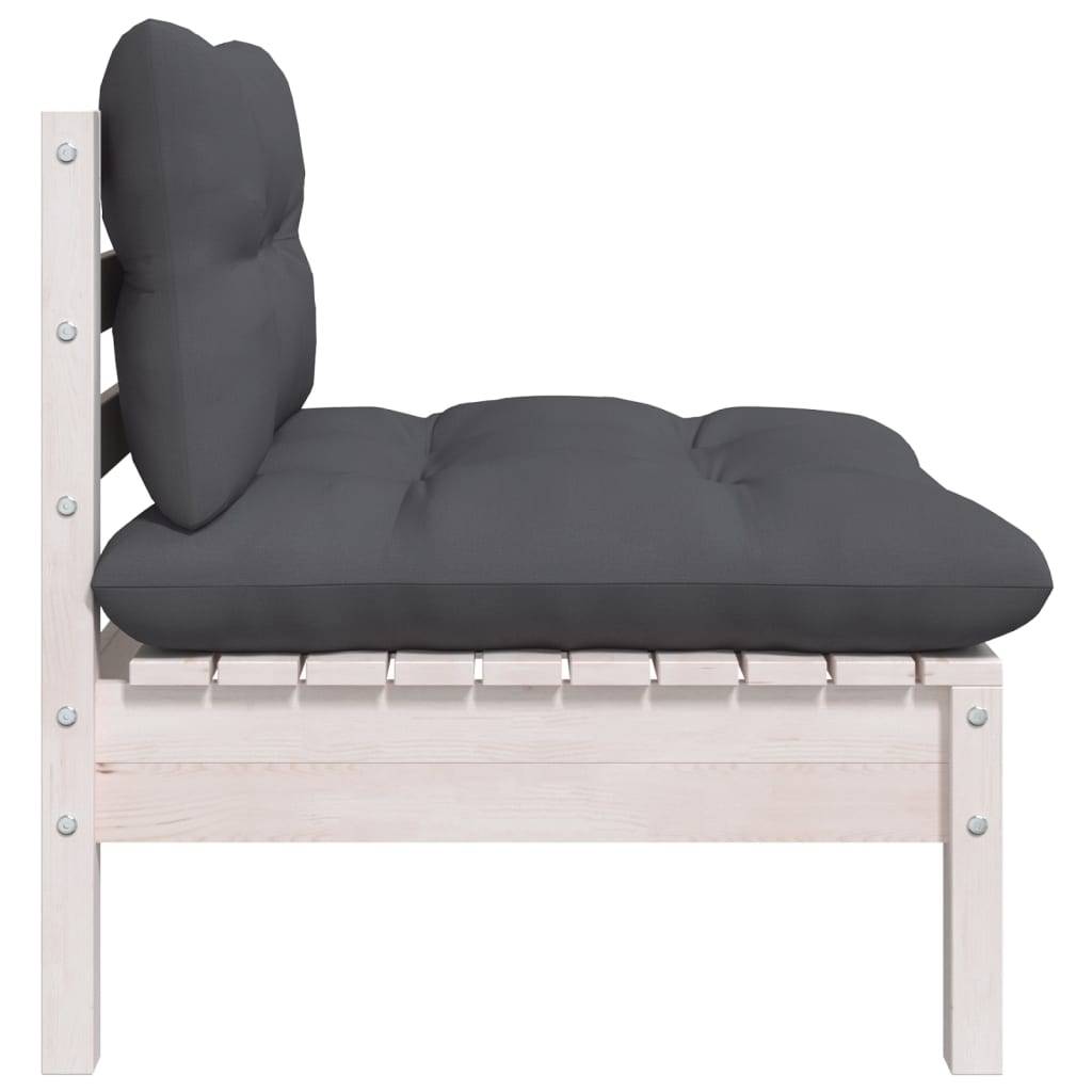 Prolenta Premium - Banc de jardin Blanc 64 X 127 cm - Prolenta Premium - Image 4