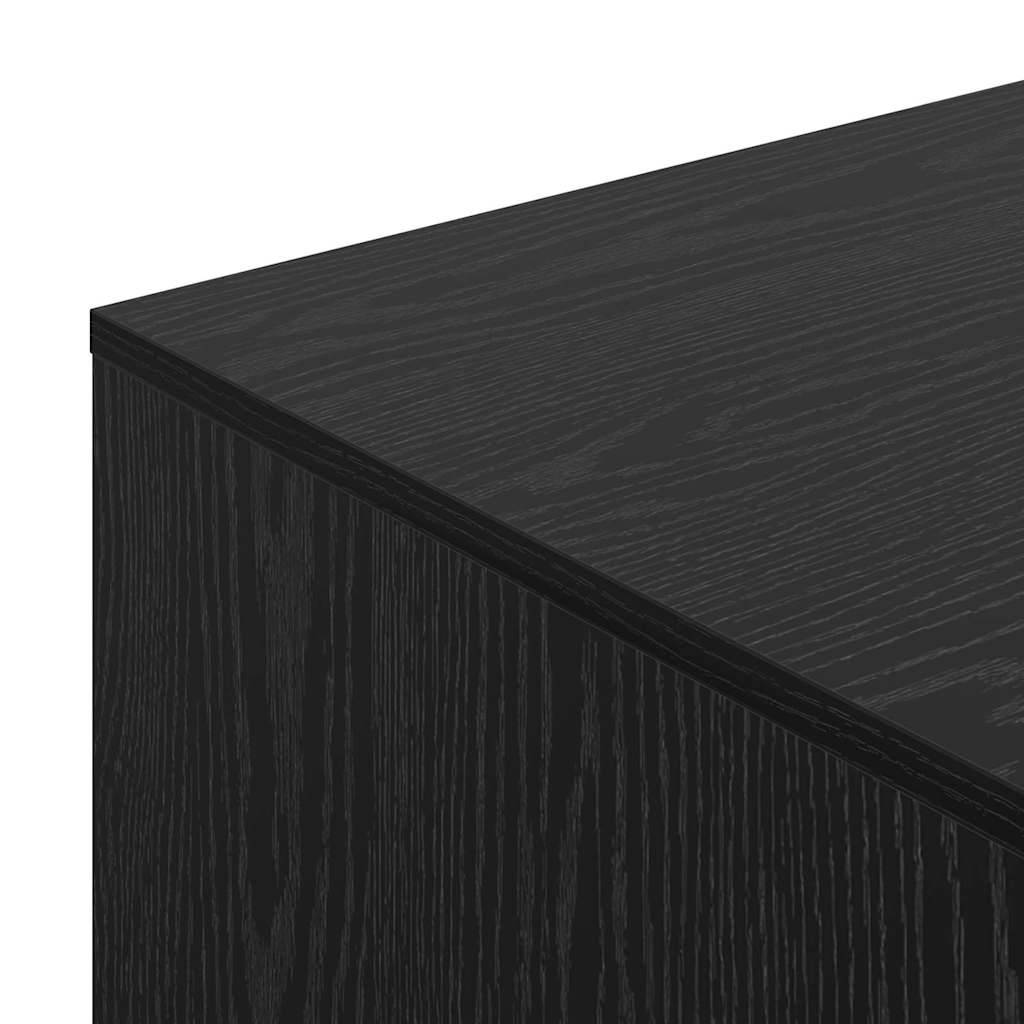 Cache Litière Rectangulaire Bois Noir 59cm pour Grand Chat Spacieux Sûr - ComfortXL Outdoor Living - Image 7