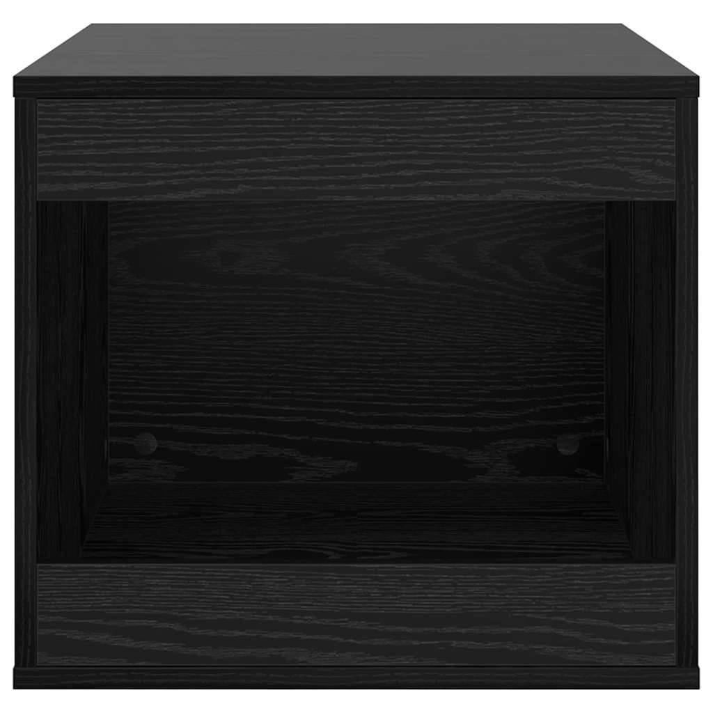 Cache Litière Rectangulaire Bois Noir 59cm pour Grand Chat Spacieux Sûr - ComfortXL Outdoor Living - Image 2