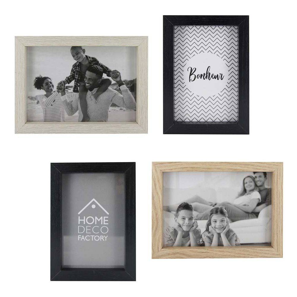The Home Deco Factory - Cadres photos en bois  (Lot de 4) - Imagen 1