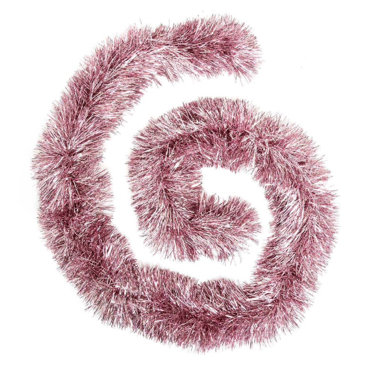 Guirlande de noël "Boa" brin fin rose 150x8x2m ATMOSPHERA CREATEUR D'INTERIEUR - Image 1