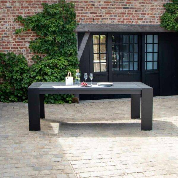 Wilsa Garden - Ensemble de jardin en aluminium 6/8P IBIZA avec 6 fauteuils - Imagen 3