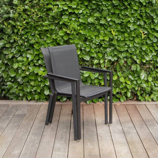 Wilsa Garden - Ensemble de jardin en aluminium 6/8P IBIZA avec 6 fauteuils - Imagen 4