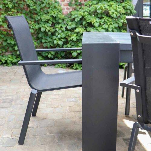 Wilsa Garden - Ensemble de jardin en aluminium 6/8P IBIZA avec 6 fauteuils - Imagen 5