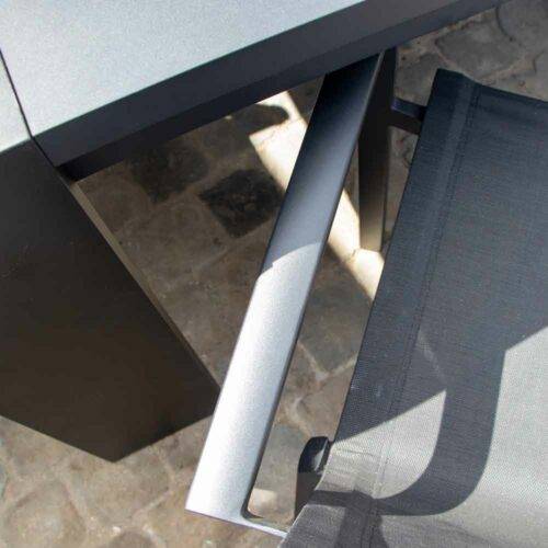 Wilsa Garden - Ensemble de jardin en aluminium 6/8P IBIZA avec 6 fauteuils - Imagen 6
