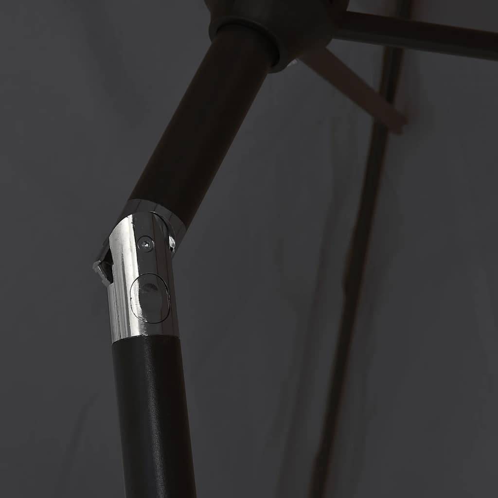 PANGIVO - Parasol aluminium noir 200 x 200 x 224 cm - PANGIVO - Image 6