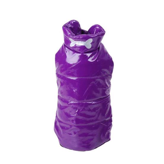 Sans Marque - Doudoune pour chien Os - Taille M - Violet - Dogi