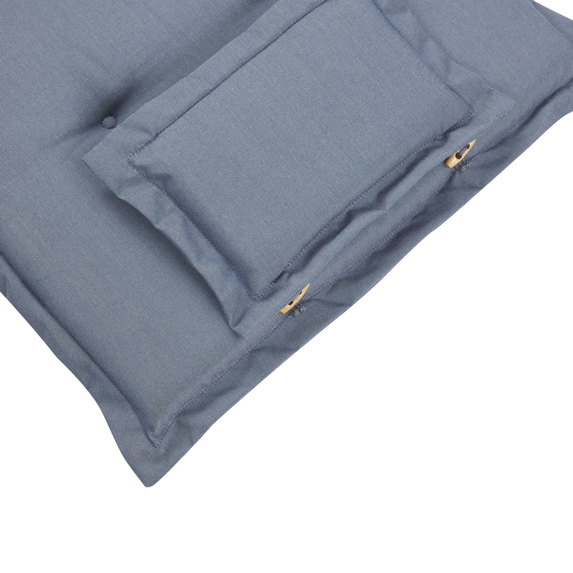 Beliani - Coussin d'assise d'extérieur Polyester Bleu JAVA/AMANTEA - Beliani - Imagen 6
