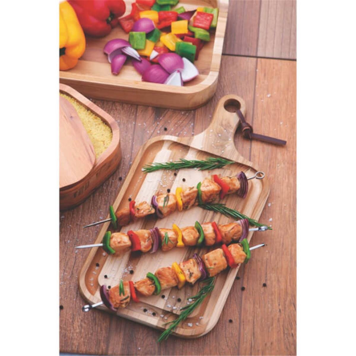 Brochettes Tramontina Churrasco inox 30cm - 6 pièces - Imagen 4