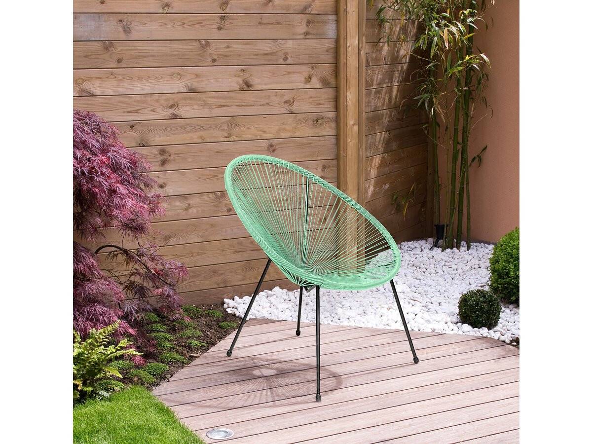Lot De 2 Fauteuils De Jardin "ania" - Vert -habitat Et Jardin - Imagen 2