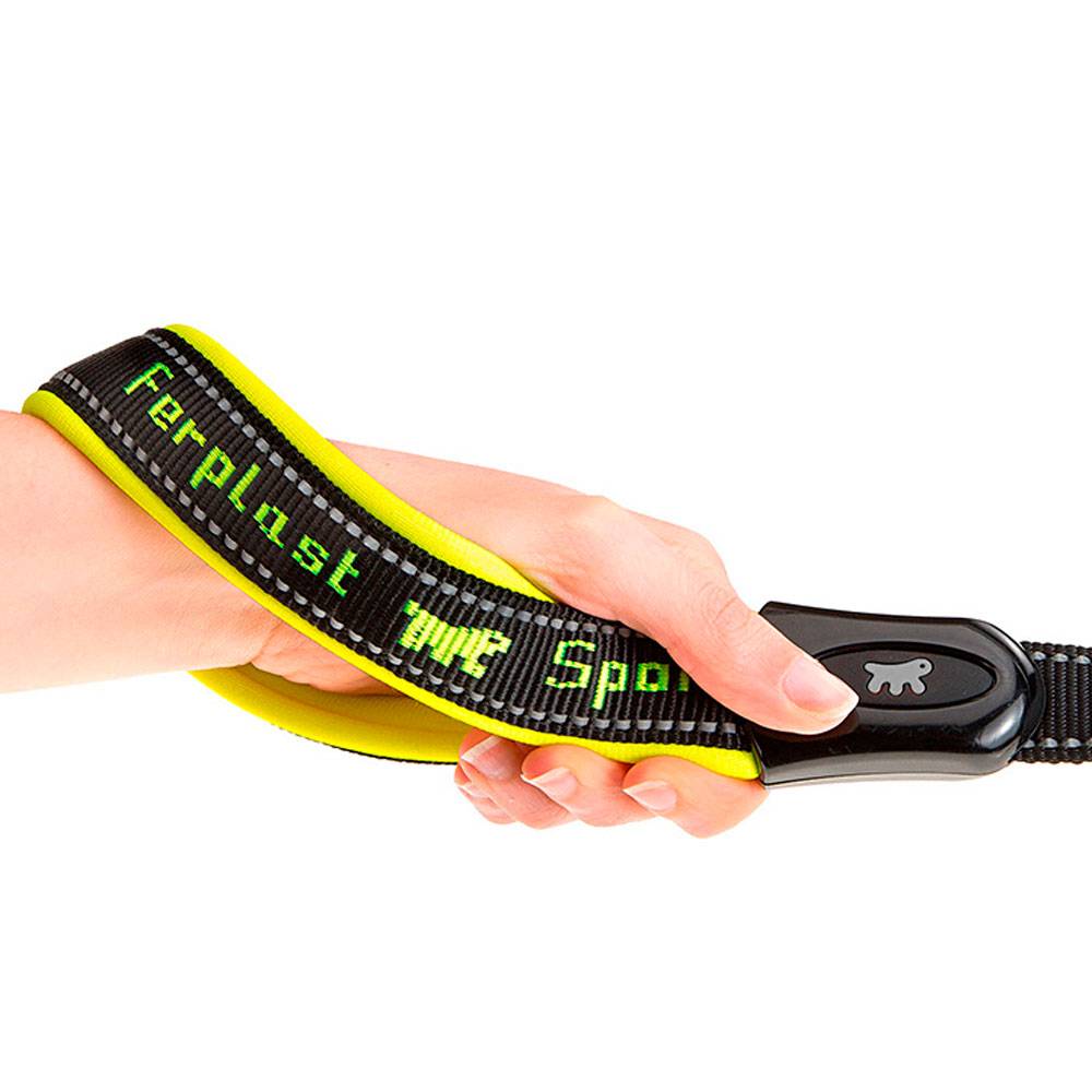 Ferplast - Ferplast Laisse chien SPORT DOG, Laisse de dressage pour chien taille moyenne, Poignée rembourrée, Mousqueton en métal, Coutures réfléchissantes, - Imagen 3