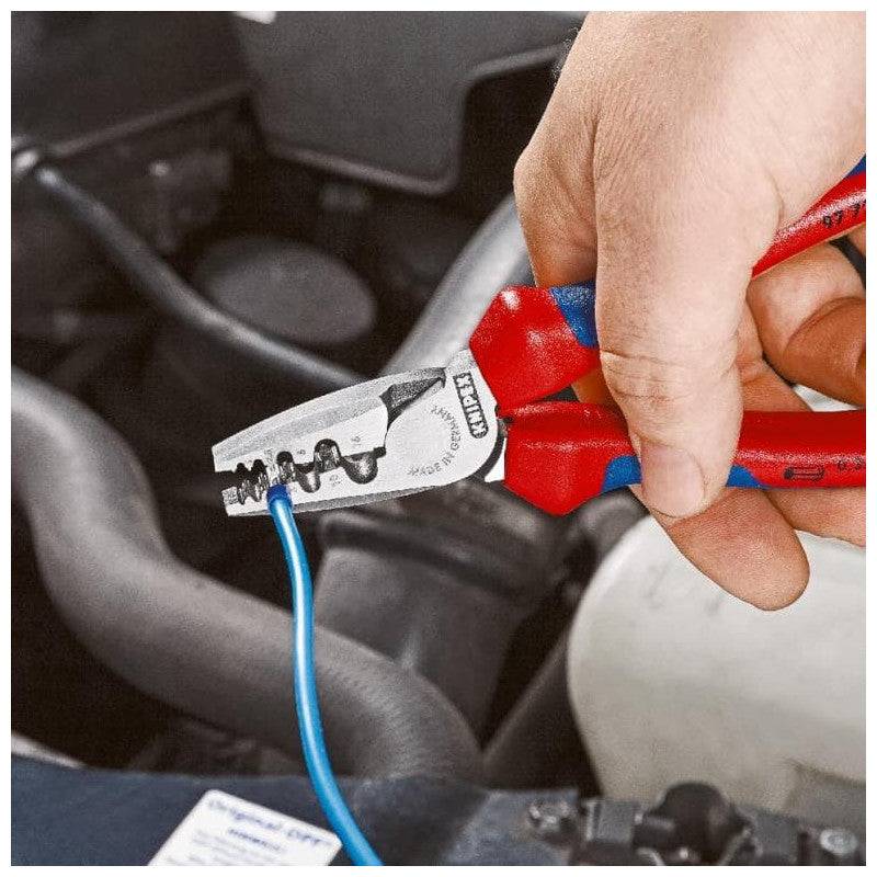 Knipex - Pince à sertir manuelle KNIPEX 97 72 180 180mm Knipex - Imagen 4