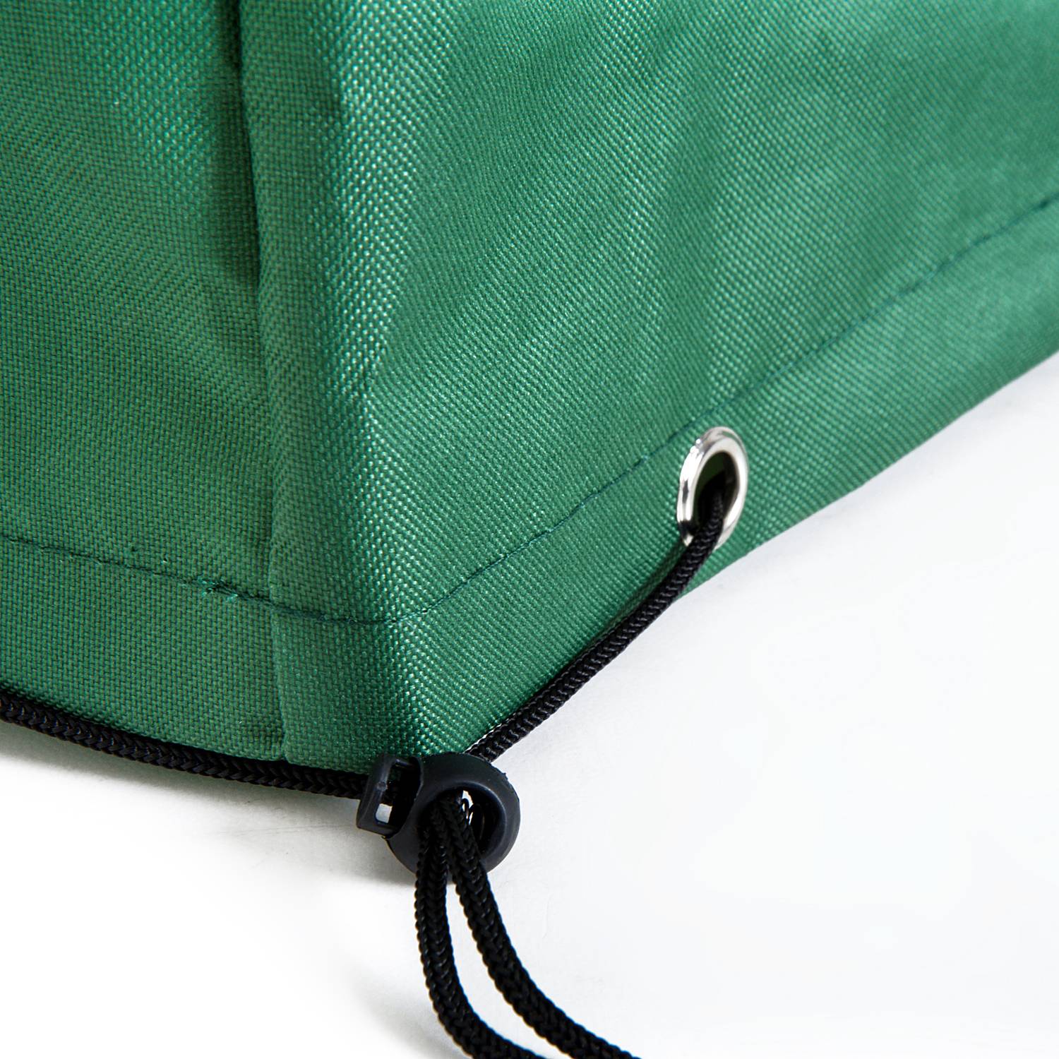 Housse de protection pour mobilier de jardin, tissu Oxford 600D, vert, 135 x 135 x 75 cm - Image 7