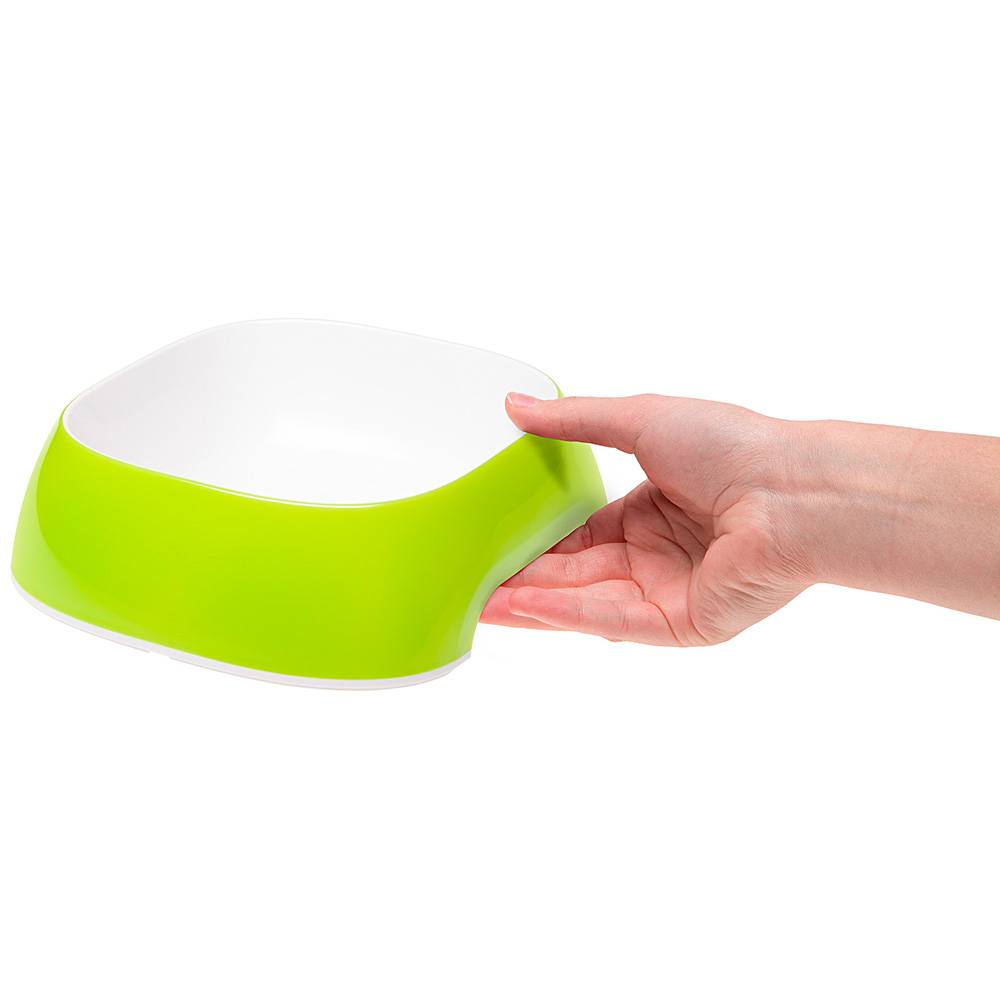 Ferplast - Ferplast Gamelle pour chien Glam - Gamelle en plastique élégante pour l'eau et la nourriture du chien, antidérapante, facile à nettoyer, 0,75 litre, - Imagen 4