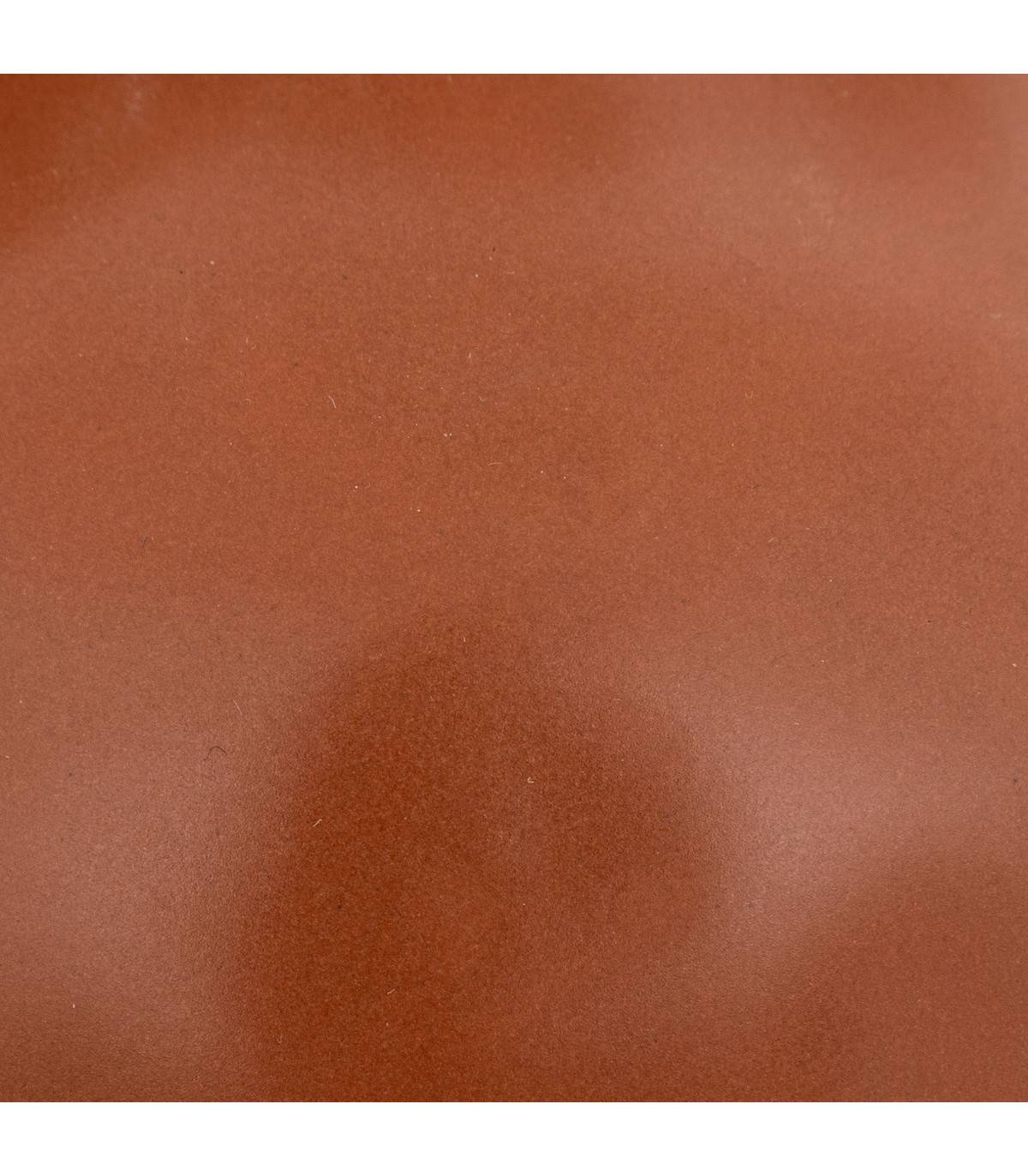 Atmosphera - Vase Amphore en Céramique Marron cannelle H 20 cm - Imagen 3