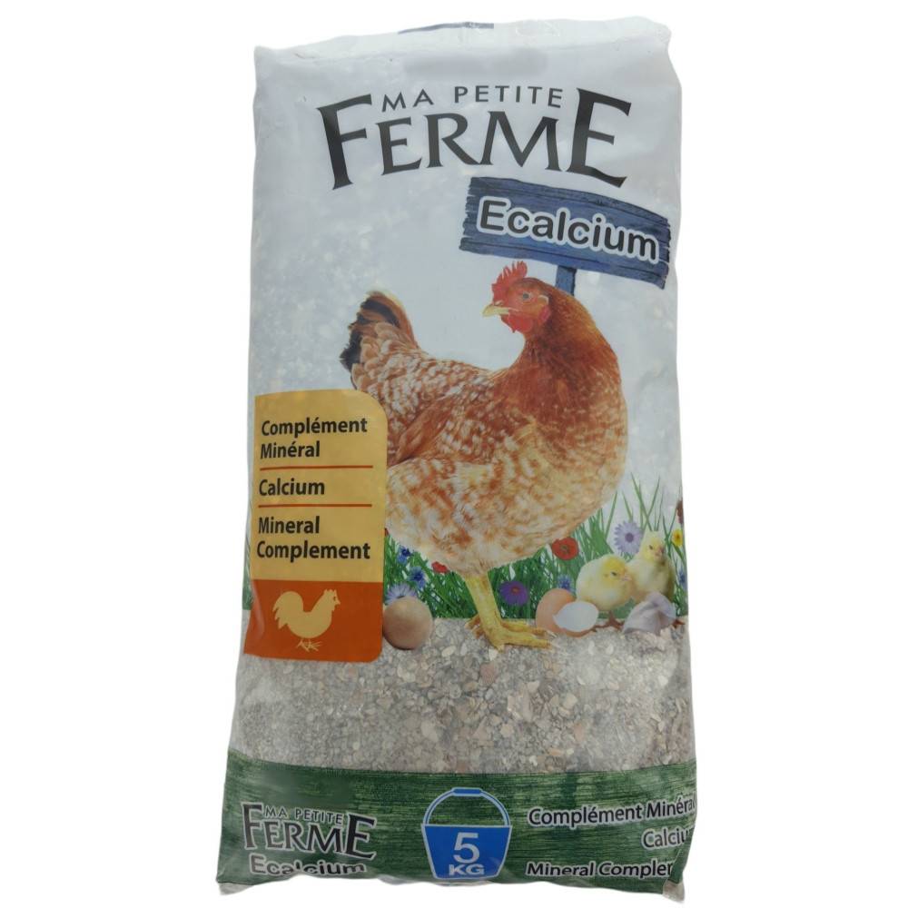 Zolux - Ecalcium, Complément minéral sac de 5 kg pour poules - Image 1