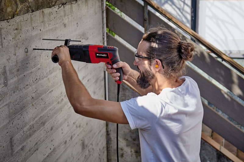 Einhell - Marteau perforateur TC-RH 800 4F - Force de frappe : 2,6 J - Fonctionnement silencieux - Livré en coffret Einhell - Image 5