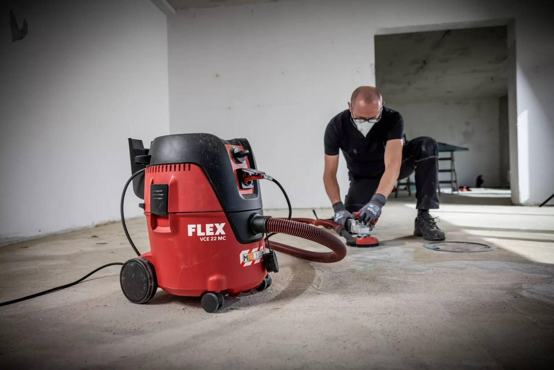Aspirateur de sécurité FLEX VCE 22 M MC - 20 L 1200 W - Nettoyage manuel du filtre - classe M - 519812 - Imagen 7