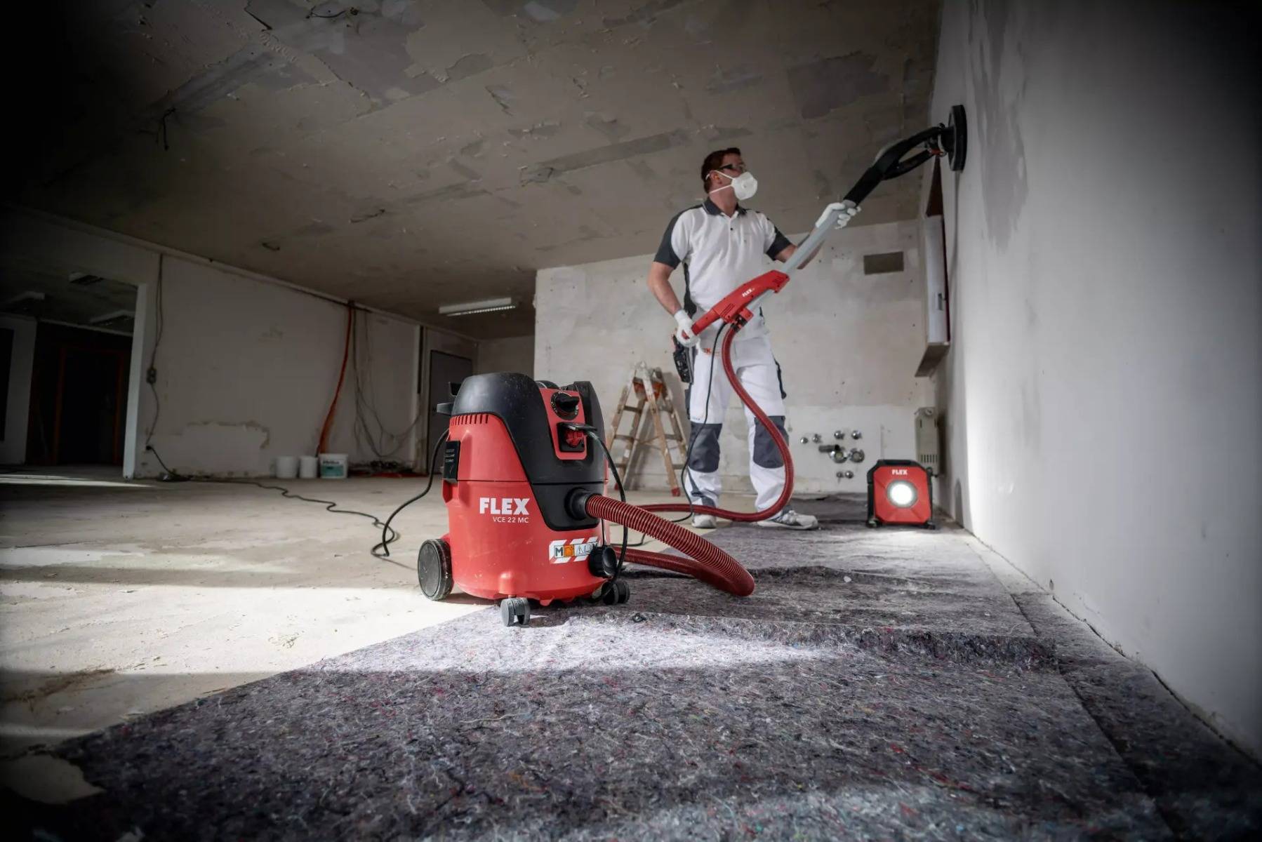 Aspirateur de sécurité FLEX VCE 22 M MC - 20 L 1200 W - Nettoyage manuel du filtre - classe M - 519812 - Imagen 8