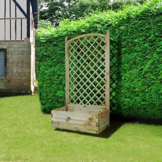 Jardinière + treillage en arc Chèvrefeuille - Cémonjardin - Image 2