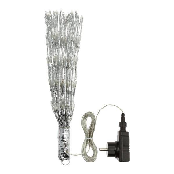Lotti - Boule lumineuse à branches argentée 60cm 200 LED blanc froid scintillant Lotti - Imagen 3