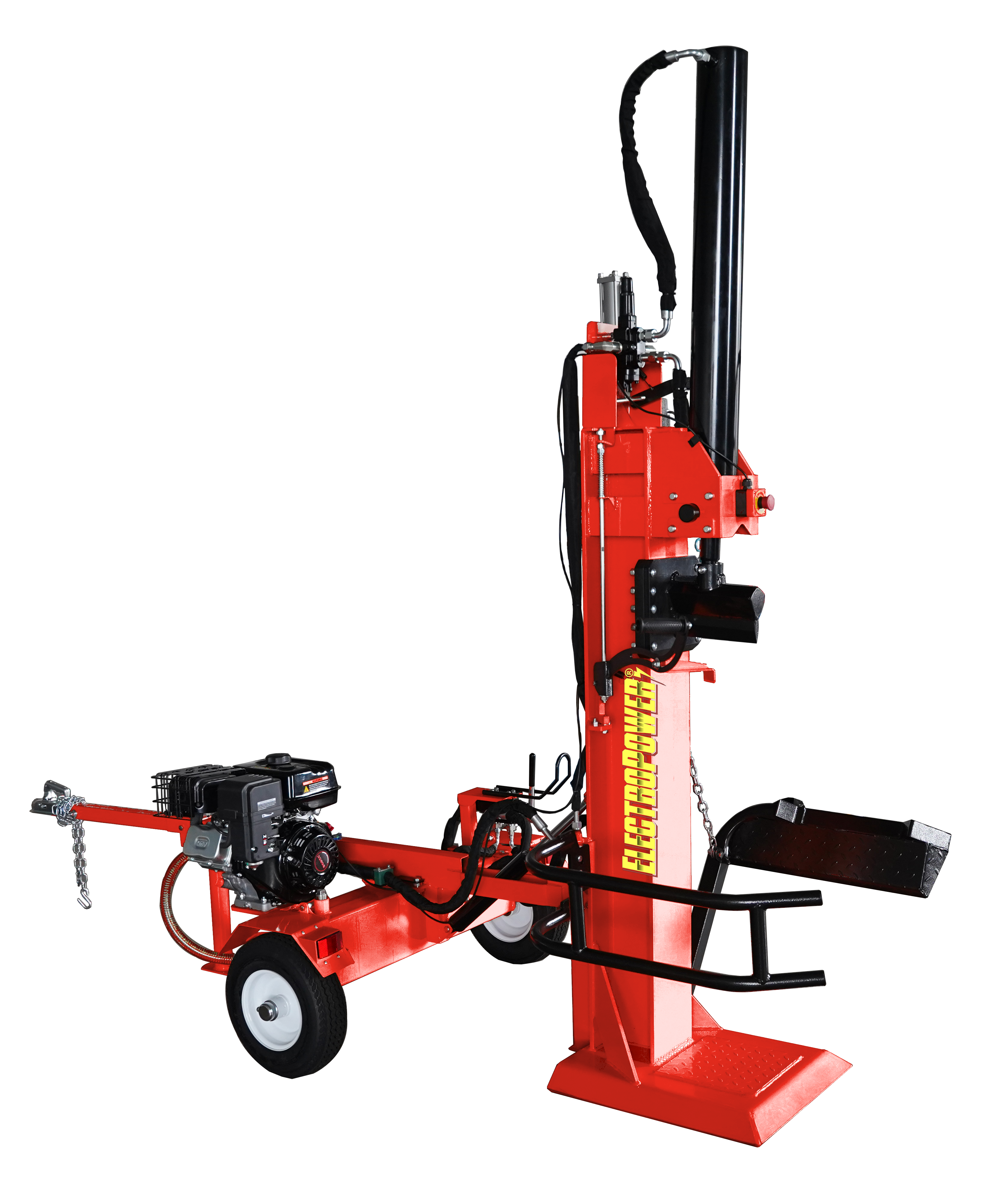 Electropower - Fendeur bûches thermique 32 T – Vertical tractable 1 m - 9cv - Image 1