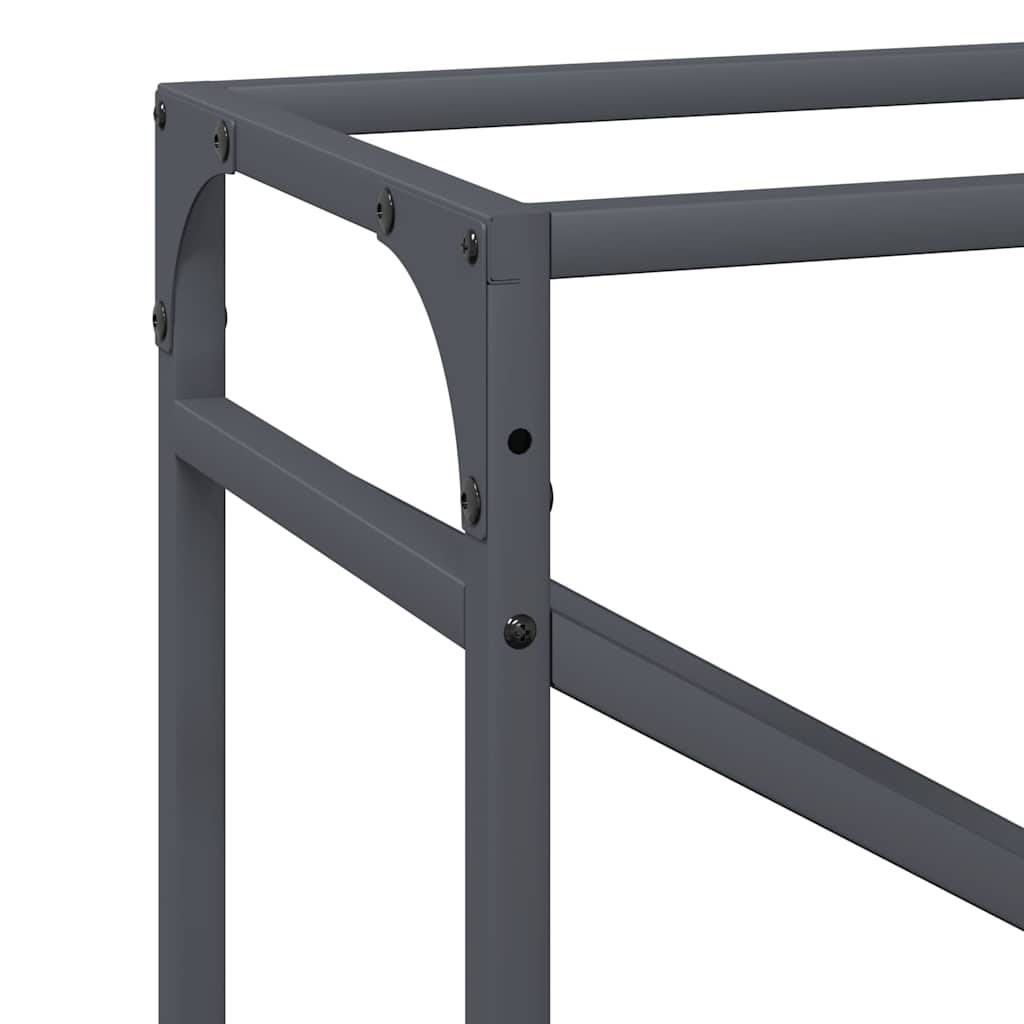 Porte-bûches vertical acier pour cheminée intérieur Anthracite 60x100 cm – ComfortXL Outdoor Living - Image 8