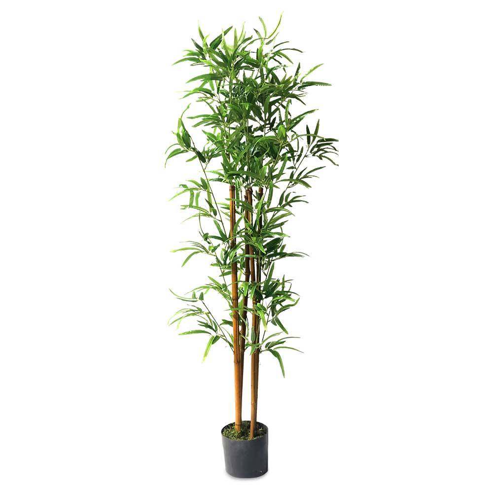 Terre Jardin - Bambou artificiel réaliste 60 cm Vert - Imagen 2